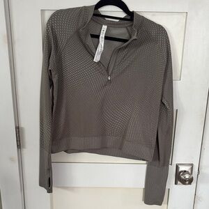 Lululemon Rest Less Cropped Half-Zip pullover